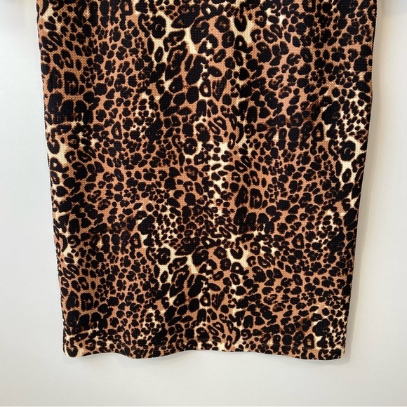 SONNET JAMES Reese Leopard Animal Print Play Dress! Small - Picture 4 of 8